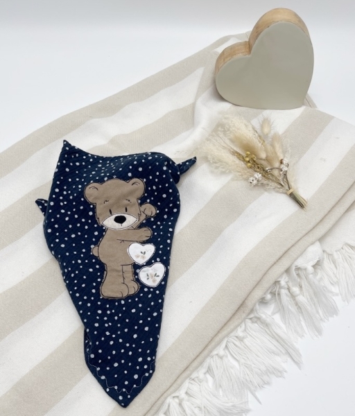 Halstuch "Teddy mit Herz"